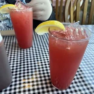 Fresh watermelon lemonade