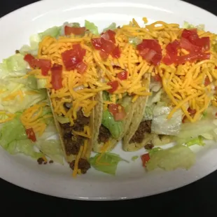 Taco plate. Gluten free option