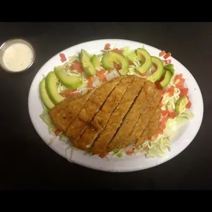 Crispy chicken salad