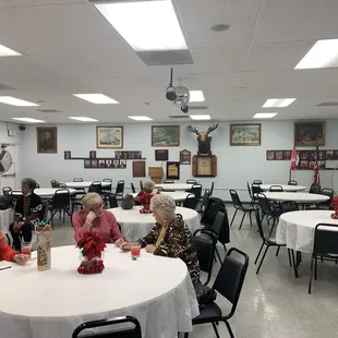 Large hall with full bar and kitchen