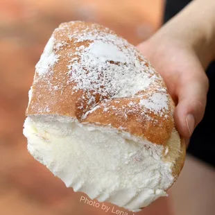 Hokkaido Cheese Bun ($3.10) - delicious! Fluffy bread w creamy, slightly savory cream cheese filling. Light and not too sweet!