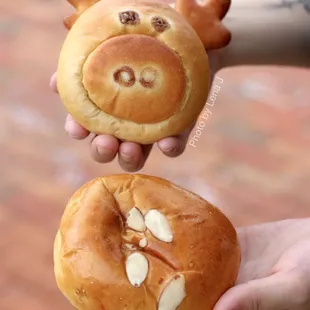 Moose ($2.75) and Taro Mochi Bun ($2.35)