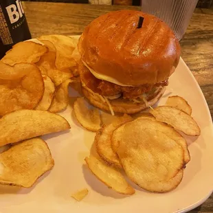 Buffalo chicken panini