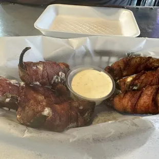 Bacon Wrapped Jalapenos