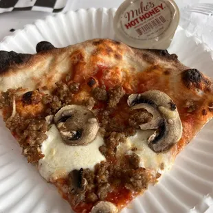 Sausage and mushroom