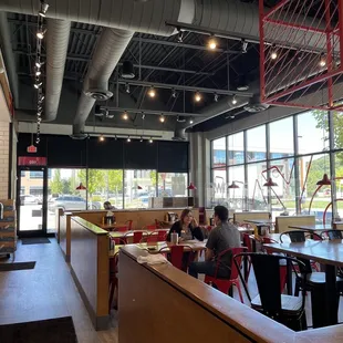 Manager sitting right there, not caring about the horrible service taking place