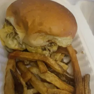 Little Burger and fries