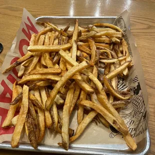 Shareable Hand-Cut Fries- probably for four or more people