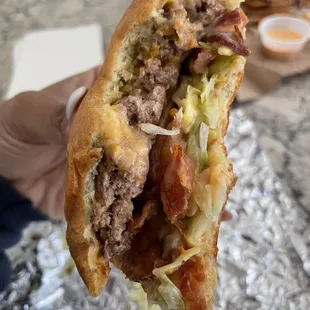 Bacon cheeseburger