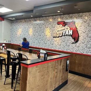 sushi and sashimi, interior