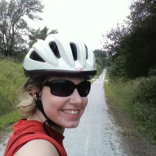 Biking east of Lincoln