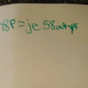 Mopey's Rorschach Test i.e. Wifi password