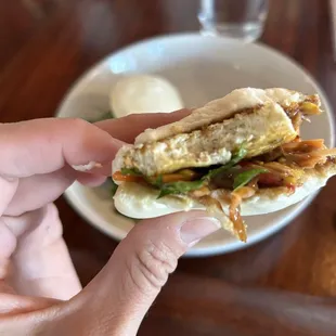 Vegan tofu bao buns