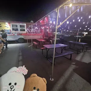 Outdoor seating area