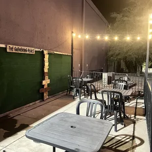 "The gathering place" backside