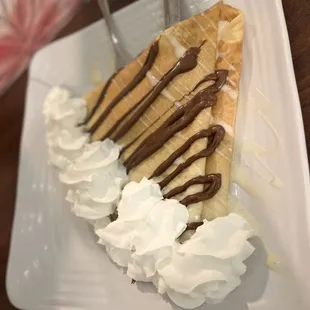 Crepe  Nutella and housecreme