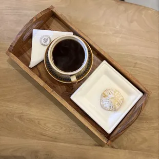 My coffee and cookie