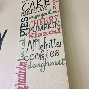 a sign for a bakery