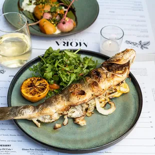 Whole Roasted Branzino