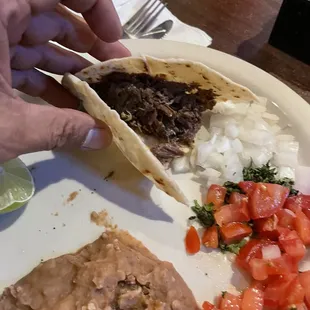 Barbacoa taco