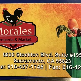 Our business cards