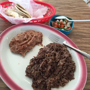 Barbacoa plate. Yummy!