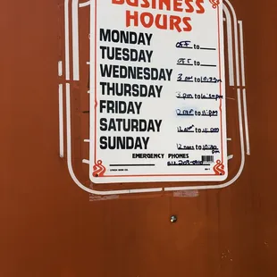 Updated Hours (7/11/20)