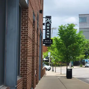 the outside of the building