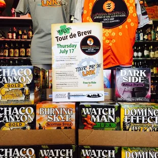 a display of merchandise