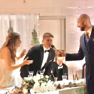 Creating a lasting memory for Mr &amp; Mrs Morton!