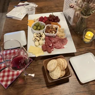 Antipasto tray with fruit 8-12-23