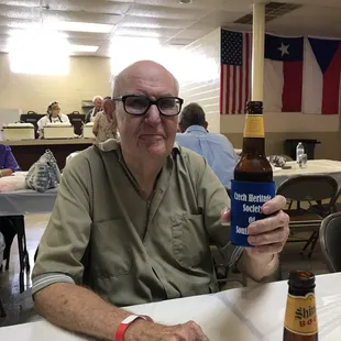 Took Howard's dad to the summer Czech fest before he moves