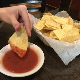 Very smooth salsa, not chunky, very mild flavor