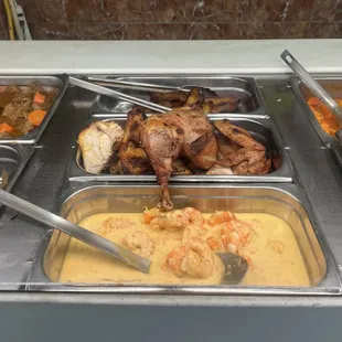 a variety of food items