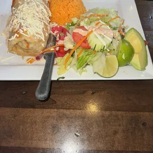 Beef 3. Chimichanga Lunch Special