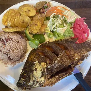 Mojarra Frita Estilo Salvadoreño