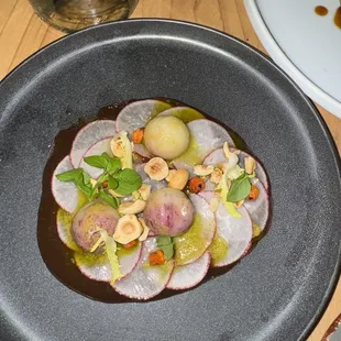 Radish and something I forget the names of everything