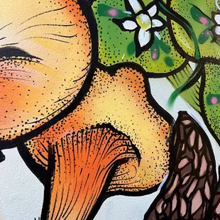 Beautiful mural on the walls