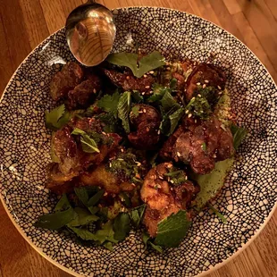 Crispy sunchokes