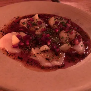 Scallop Crudo Plate