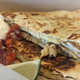 Chicken Quesadilla.