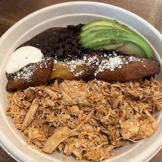 Shredded Chicken Pabellon Bowl