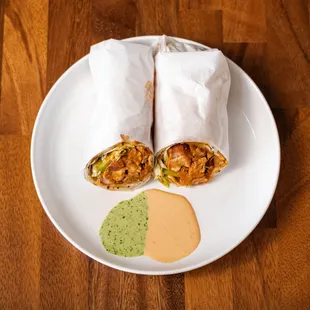 Chicken Tila Masala Naan Wrap