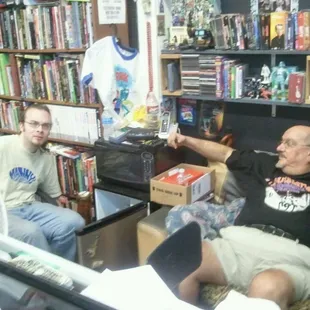 The Robot Lord surveying his domain... I mean... Hard at work!