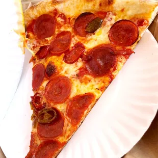 Pepperoni &amp; Cherry Peppers - $4.75