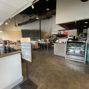 the interior of a restaurant