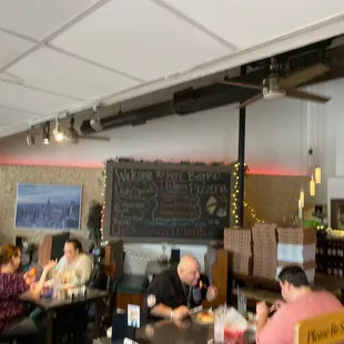 people sitting at tables