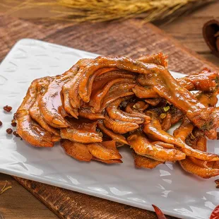 a plate of food on a table