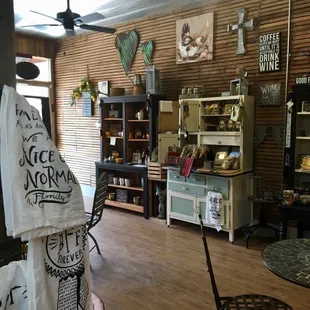 the interior of a coffeehouse