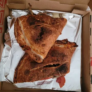 the inside of a box